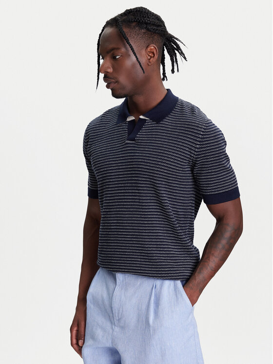 United Colors Of Benetton United Colors Of Benetton Polo majica 1094K301J Mornarsko modra Regular Fit