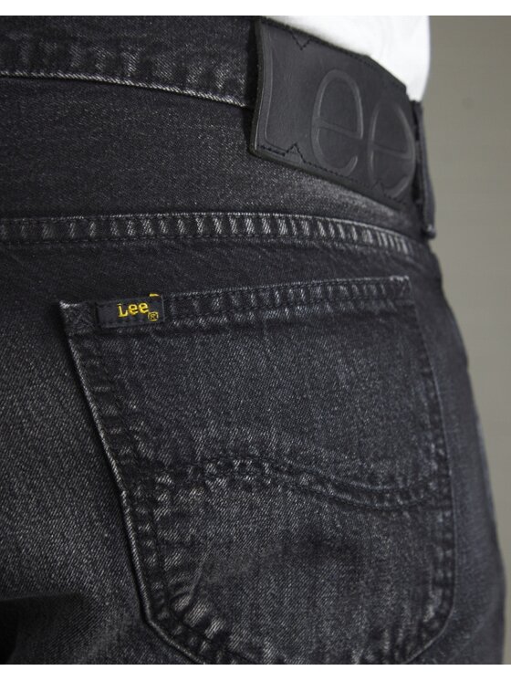 Lee Lee Jeansy 101 Rider Czarny Slim Fit