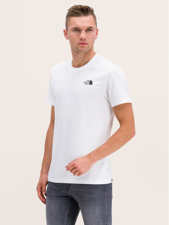 The North Face The North Face T-Shirt Simple Dome NF0A2TX5 Biały Regular Fit