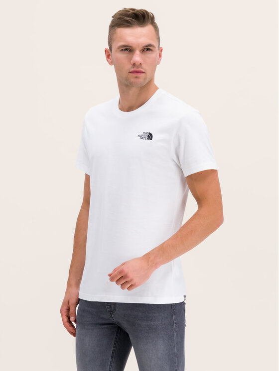 The North Face The North Face T-Shirt Simple Dome NF0A2TX5 Λευκό Regular Fit