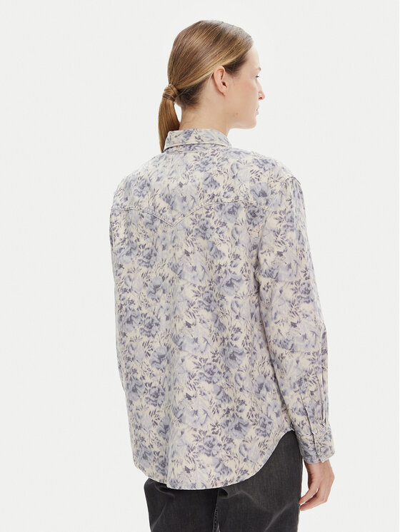 Levi's® Levi's® džinsiniai marškiniai Teodora Western A7244-0051 Žydra Relaxed Fit