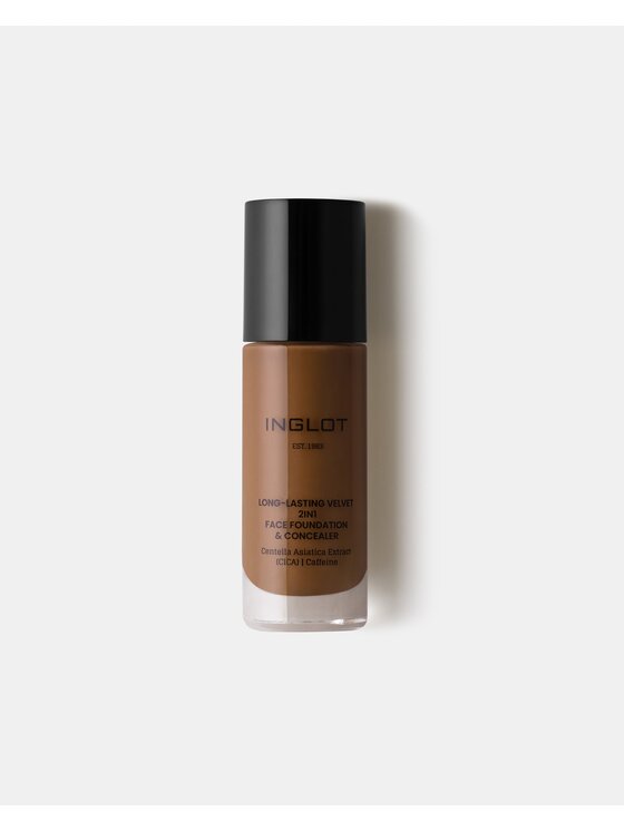 INGLOT INGLOT i korektor 2w1 Long-Lasting Velvet Podkład 730 Deep Neutral Olive