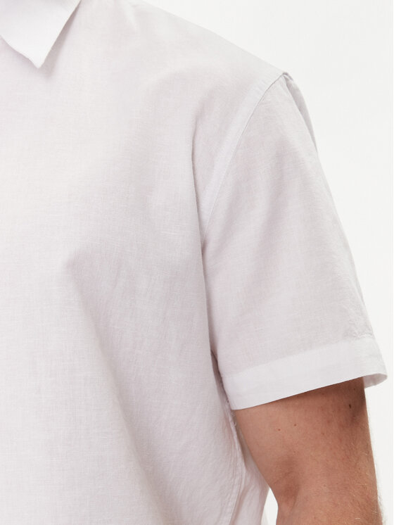 Selected Homme Selected Homme Koszula 16092495 Biały Regular Fit