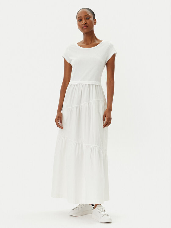 BOSS BOSS Vestito da giorno C_Enesi_2 50536742 Bianco Regular Fit