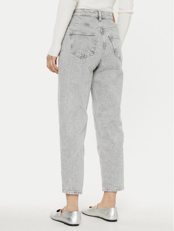 Vero Moda Vero Moda Džínsy Tessa 10308860 Sivá Mom Fit