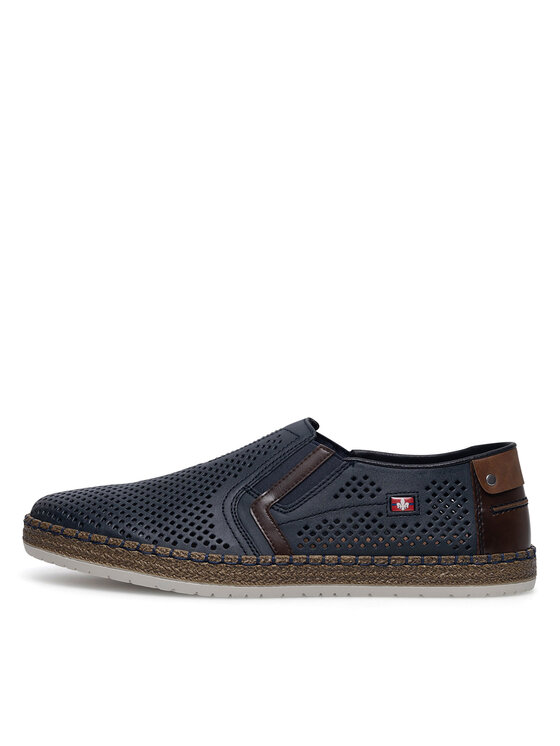 Rieker Rieker Sneakers aus Stoff B5297-14 Dunkelblau