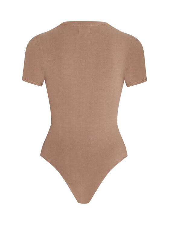 Style Republic Style Republic Body Shortsleeve Brązowy Curvy Fit
