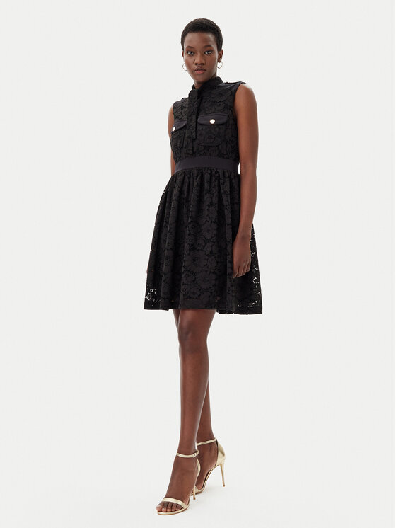 ARTIGLI ARTIGLI Coctailkleid ACAB000749 Schwarz Regular Fit