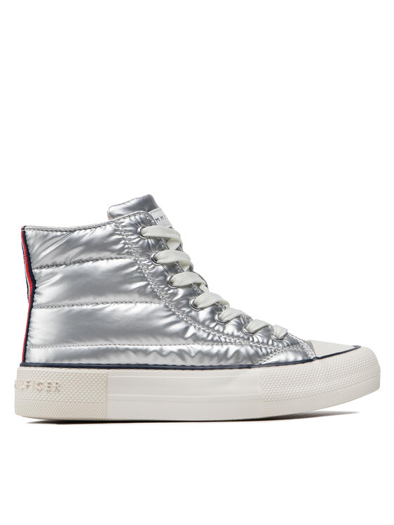 Tommy Hilfiger Tommy Hilfiger Trampki T3A9-32290-1437 S Srebrny