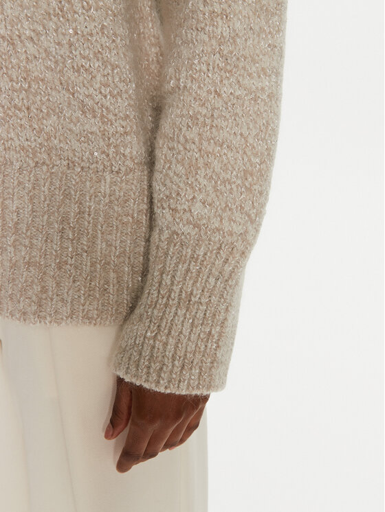 Marella Marella Rollkragenpullover Imbocco 2423946045 Écru Regular Fit