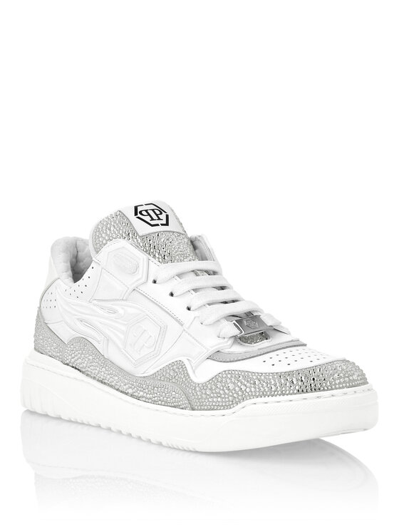 PHILIPP PLEIN PHILIPP PLEIN Sneakersy 23231 Biela