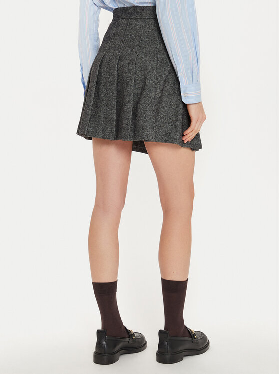 MAX&Co. MAX&Co. Mini sijonas 2426106054200 Pilka Regular Fit