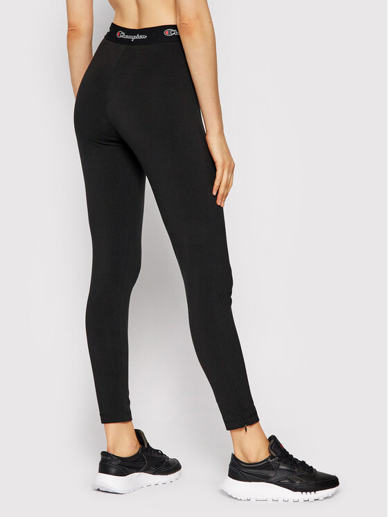 Leggings Script Logo 114561 Nero Athletic Fit