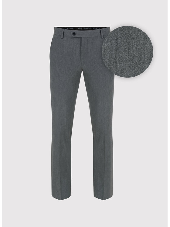 Pako Lorente Pako Lorente Spodnie garniturowe P25WF-6G-011 Szary Slim Fit