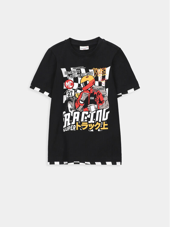 Coccodrillo Coccodrillo T-Shirt WC4143202RAJ Μαύρο Regular Fit