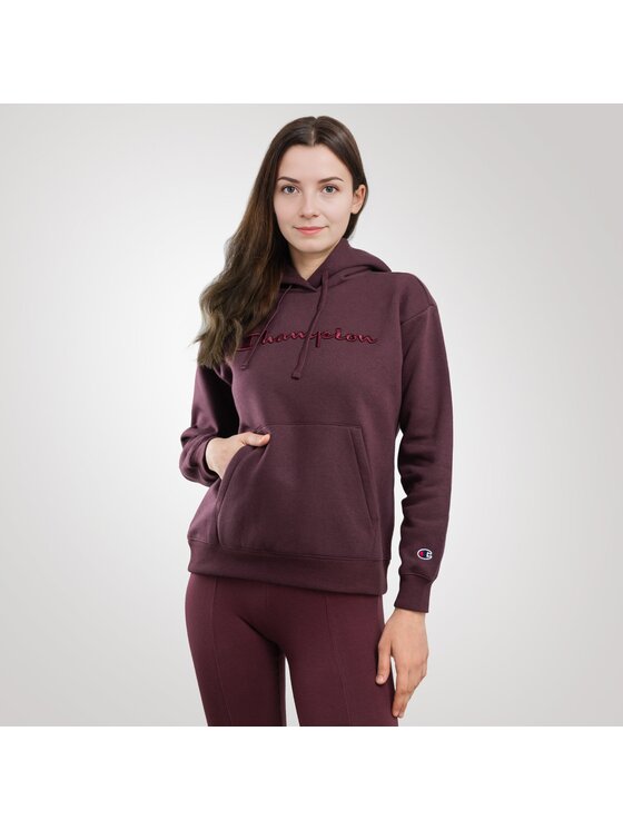 Champion Champion Bluza 116677-MS521-FUB_S Bordowy Relaxed Fit