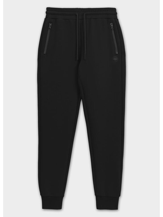 PITBULL PITBULL Spodnie dresowe DISCOVERY Czarny Regular Fit