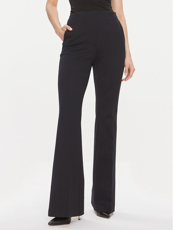 BOSS Boss Kalhoty z materiálu Telessa 50505943 Tmavomodrá Regular Fit