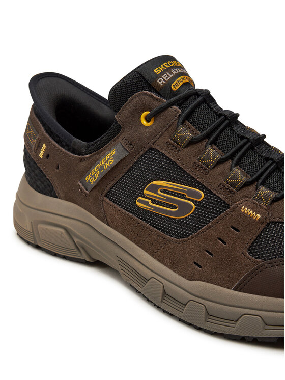 Skechers Skechers Sneakersy Oak Canyon 237450/BRBK Brązowy