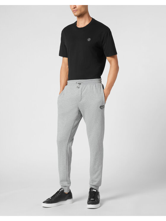 PHILIPP PLEIN PHILIPP PLEIN Jogger nohavice 9575 Sivá Jogger Fit