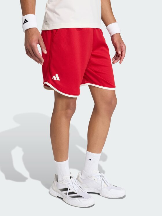 adidas adidas Szorty tenisowe 162874 Czerwony Regular Fit
