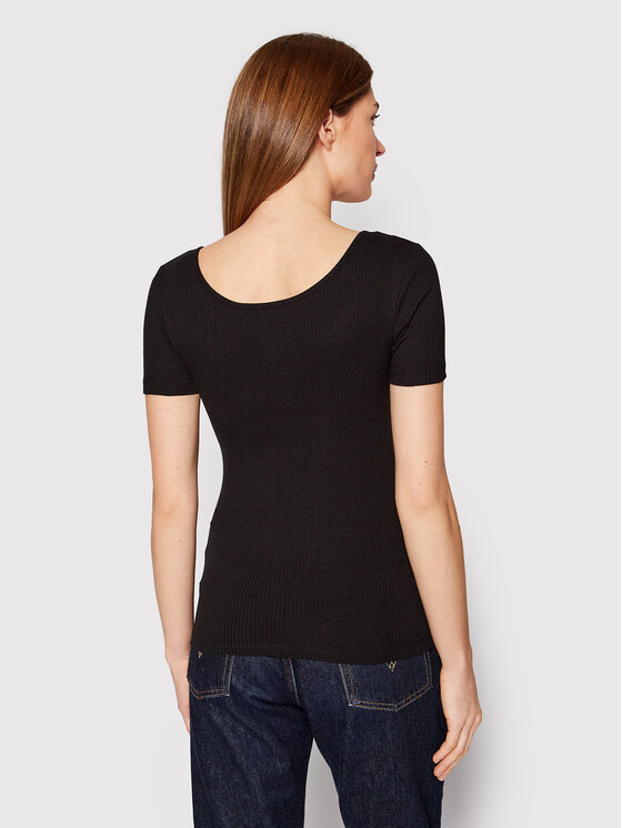 Pieces Pieces Bluse Kitte 17101439 Schwarz Slim Fit