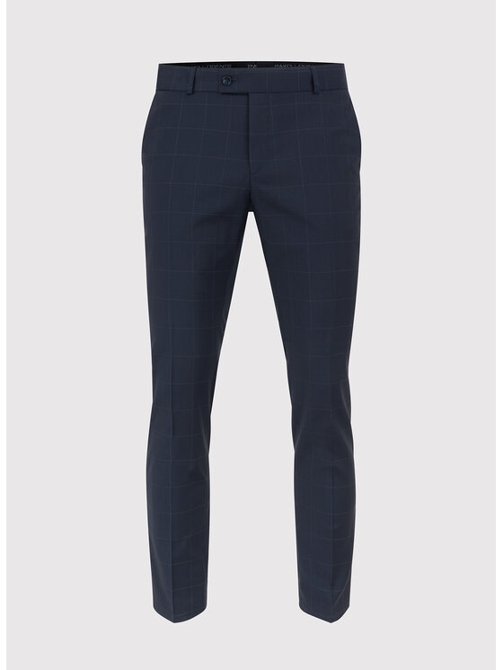 Pako Lorente Pako Lorente Spodnie garniturowe P23WP-6G-036 Granatowy Slim Fit