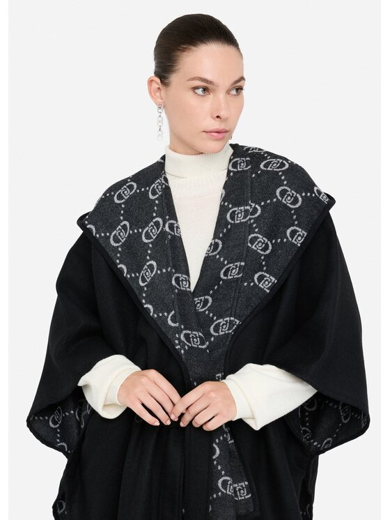 Liu Jo Liu Jo Poncho 2F5037T030022222 Nero Regular Fit