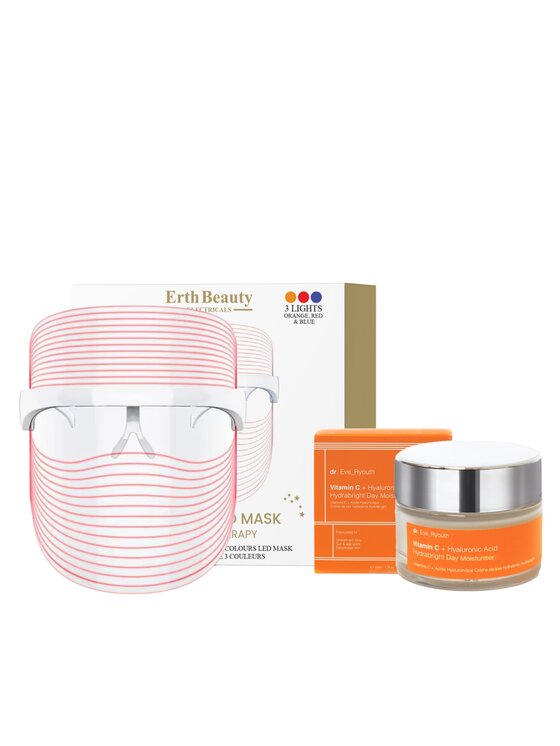 dr. Eve Ryouth dr. Eve Ryouth ErthSkin London Bezprzewodowa 3 Kolory + Witamina C Maska LED