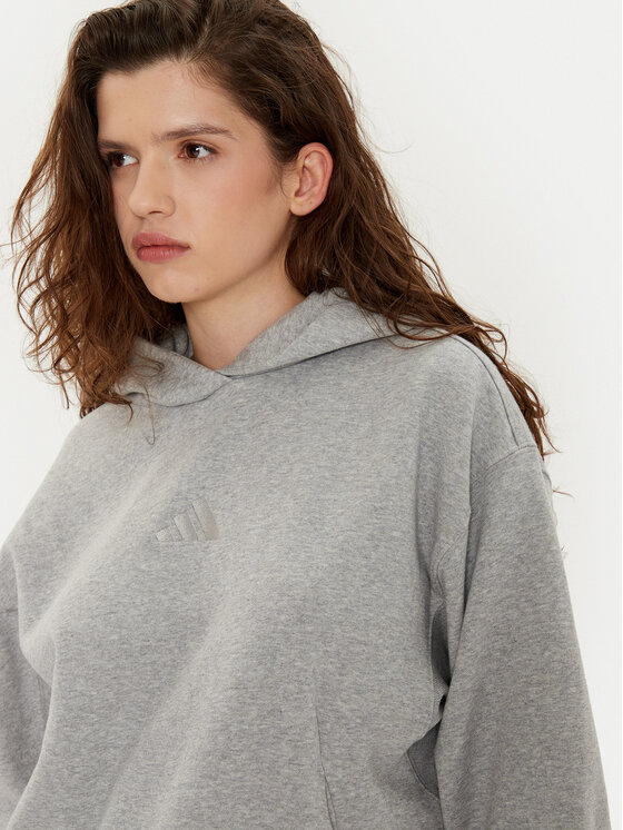 adidas adidas Mikina ALL SZN Fleece IY6760 Šedá Loose Fit