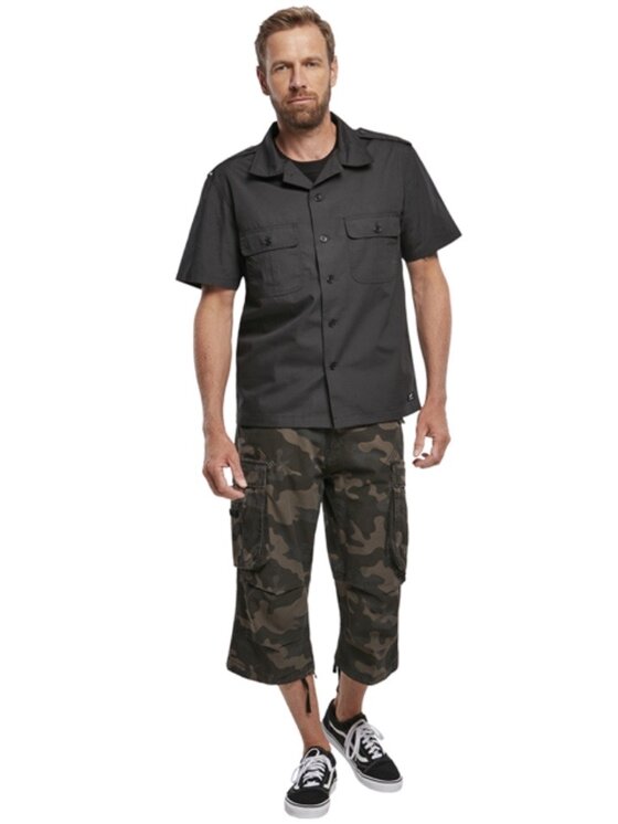Brandit Brandit Szorty materiałowe 2003.4.M Khaki Regular Fit