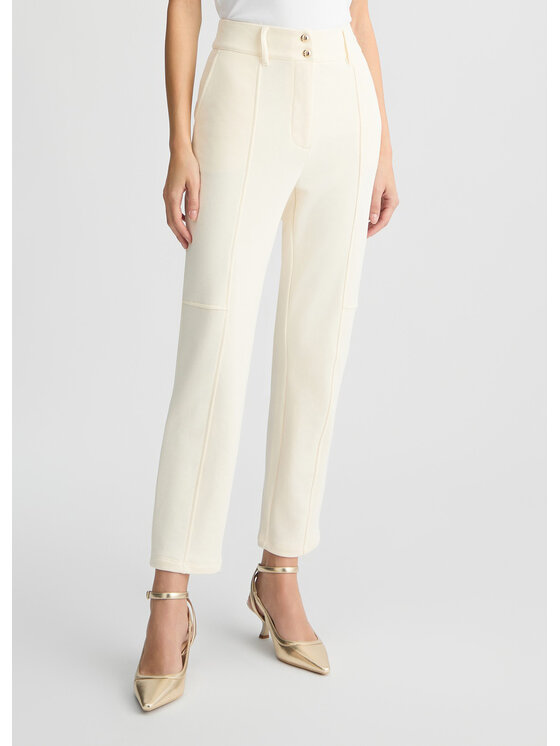 Liu Jo Liu Jo Pantaloni di tessuto TA5018FS00210105 Bianco Regular Fit