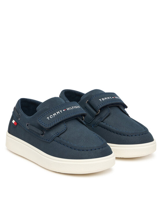 Tommy Hilfiger Tommy Hilfiger Félcipő Low Cut Velcro T1B4-34340-0315 M Sötétkék