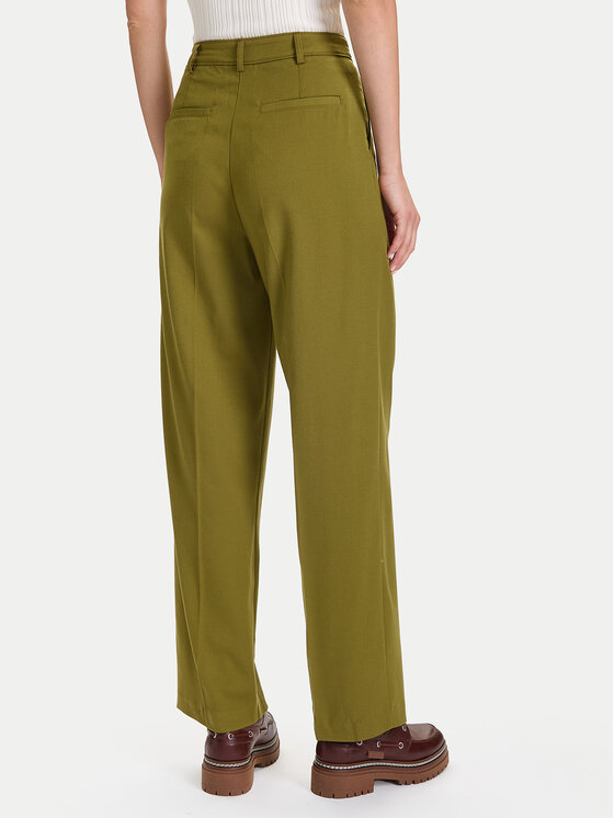 United Colors Of Benetton United Colors Of Benetton Palazzo nadrágok 4YVXDF09R Zöld Regular Fit