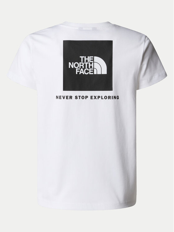 The North Face The North Face Marškinėliai Redbox NF0A89VT Balta Regular Fit