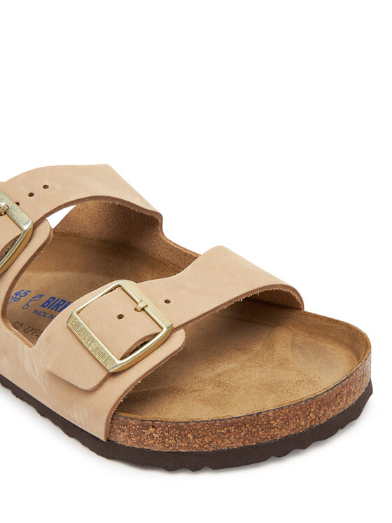 Birkenstock Birkenstock Klapki Arizona Sfb 1019013 Beżowy