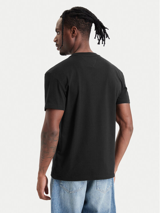 Tommy Jeans Tommy Jeans Тишърт DM0DM21978 Черен Regular Fit