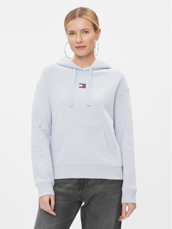 Tommy Jeans Tommy Jeans Džemperis Badge DW0DW17326 Žydra Boxy Fit