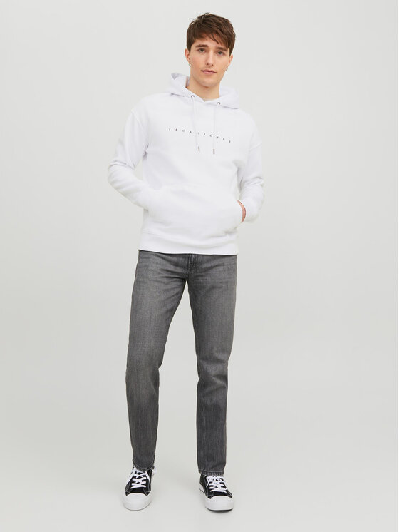 Jack & Jones Jack & Jones Hanorac 12233972 Alb Relaxed Fit