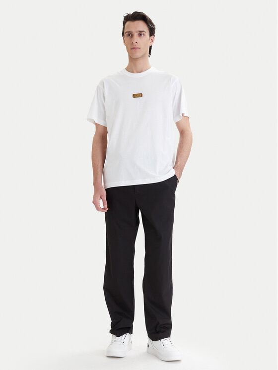 Versace Jeans Couture Versace Jeans Couture Bavlnené nohavice 80GAA100 N0132 Čierna Regular Fit