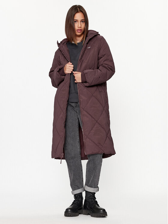 Wrangler Wrangler Kurtka zimowa 112342650 Bordowy Regular Fit