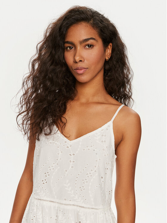 YAS YAS Rochie de vară Luma 26032686 Alb Regular Fit