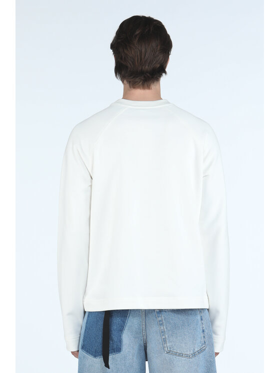 N°21 N°21 Felpa 23EN1M0E06140011321 Bianco Regular Fit
