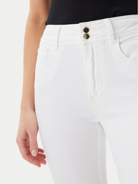 Guess Guess Дънки W5GA34D5N72 Бял Slim Fit