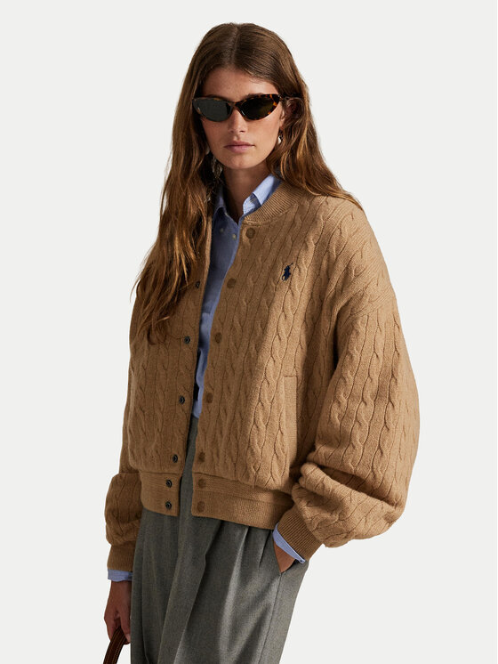 Polo Ralph Lauren Polo Ralph Lauren Μπόμπερ μπουφάν 211966122002 Μπεζ Relaxed Fit