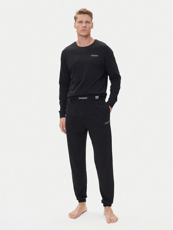 Cristiano Ronaldo CR7 Cristiano Ronaldo CR7 Pidžama 8730-42 Crna Regular Fit