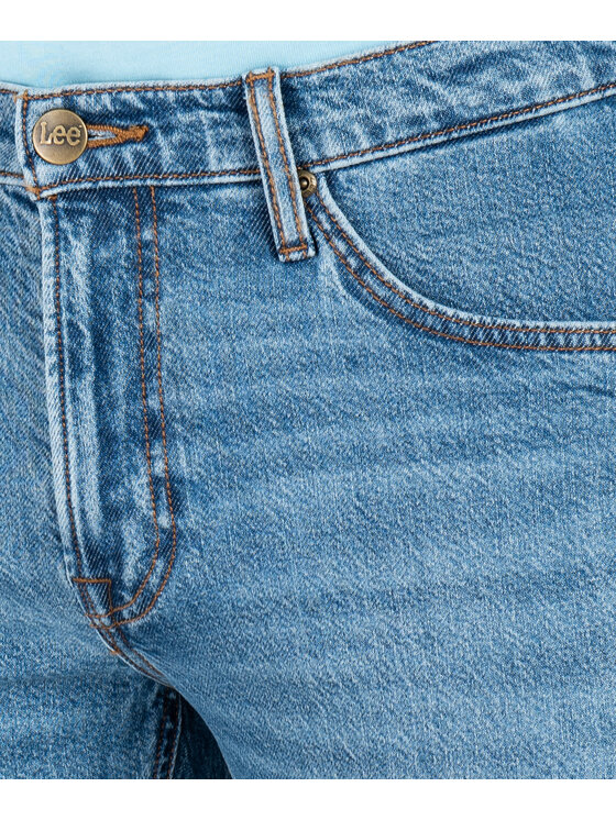 Lee Lee Jeansy 112356557 Niebieski Regular Fit