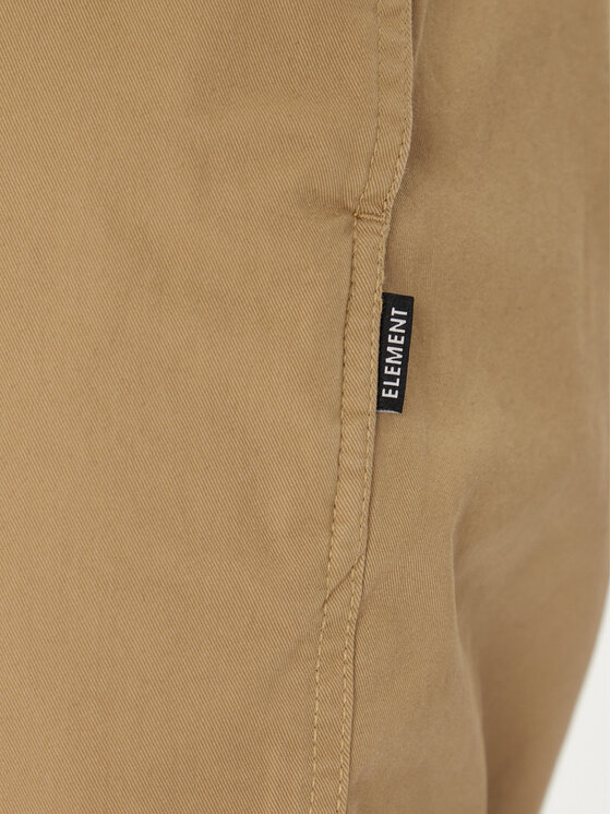 Element Element Hlače iz tkanine Chillin Classic ELYNP00153 Rjava Regular Fit