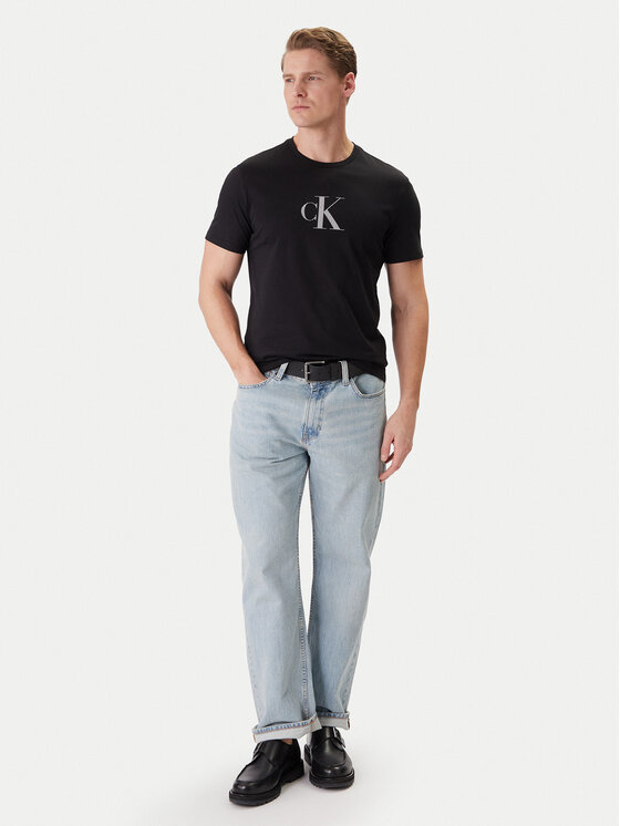 Calvin Klein Calvin Klein Tričko LV04RF853G Čierna Regular Fit