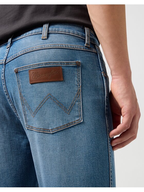 Wrangler Wrangler Jeansy 112350653 Niebieski Slim Fit